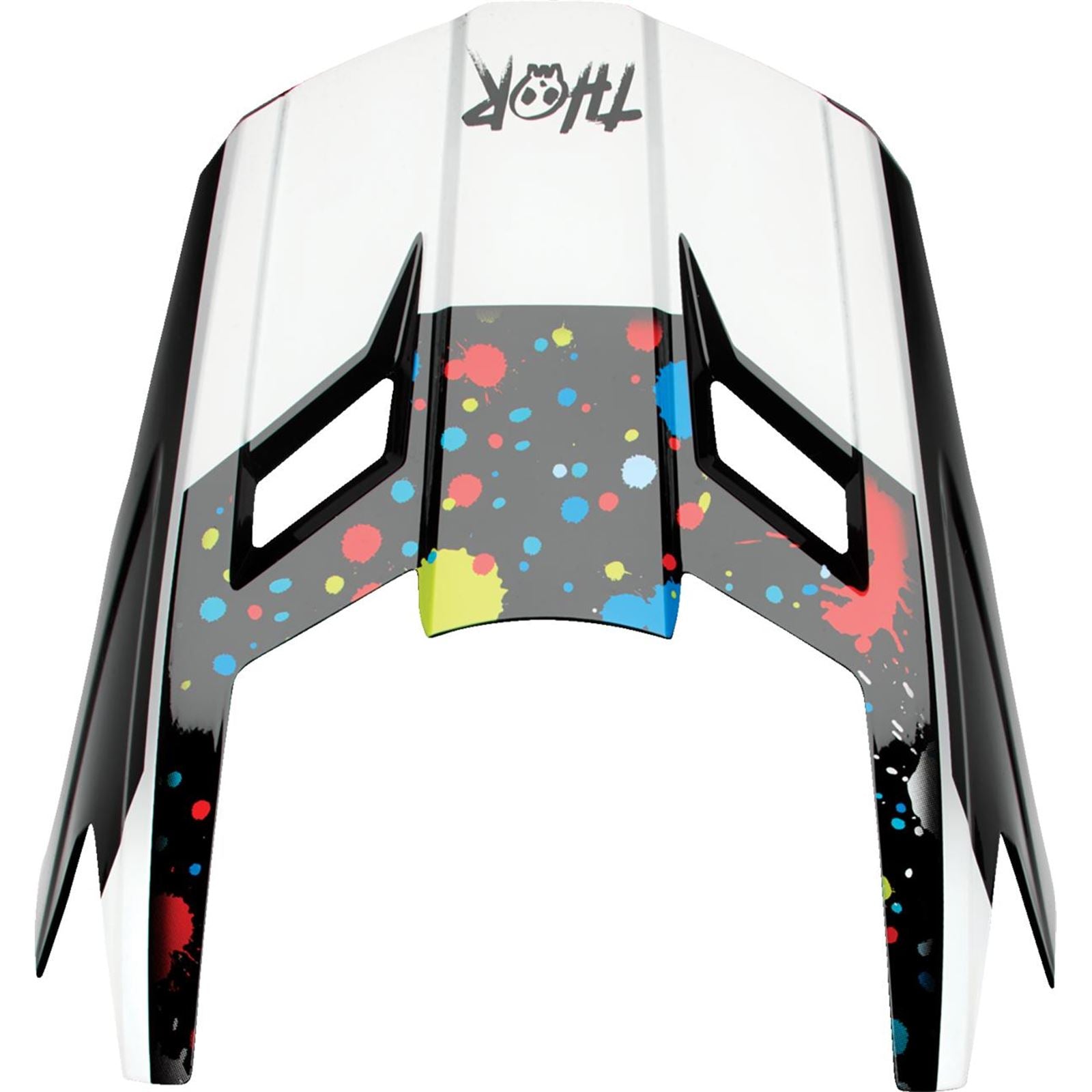Thor Youth Fleet Visor Kit - Splat - Black 0132-1868_1709282