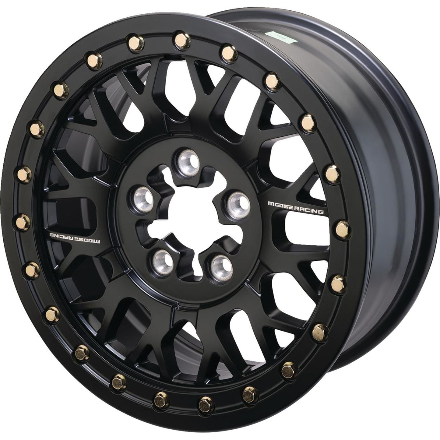 Moose Offroad Wheel - 346X - Beadlock/5 Lug - Front/Rear - Black - 15x7 [MPN: 346BLMO 157545MB54]_1556117
