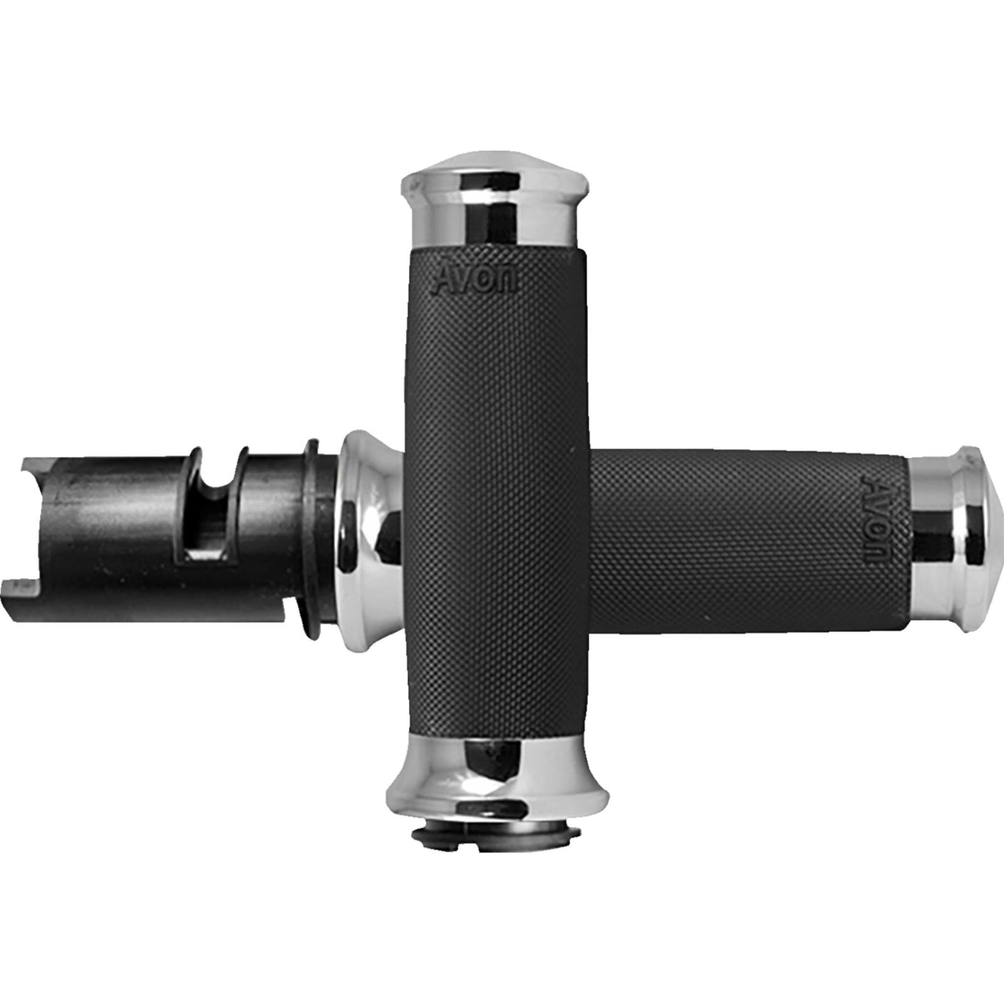 Avon Grips Custom Contour Grips - TBW - Chrome CC-85-CH-F24_1520219