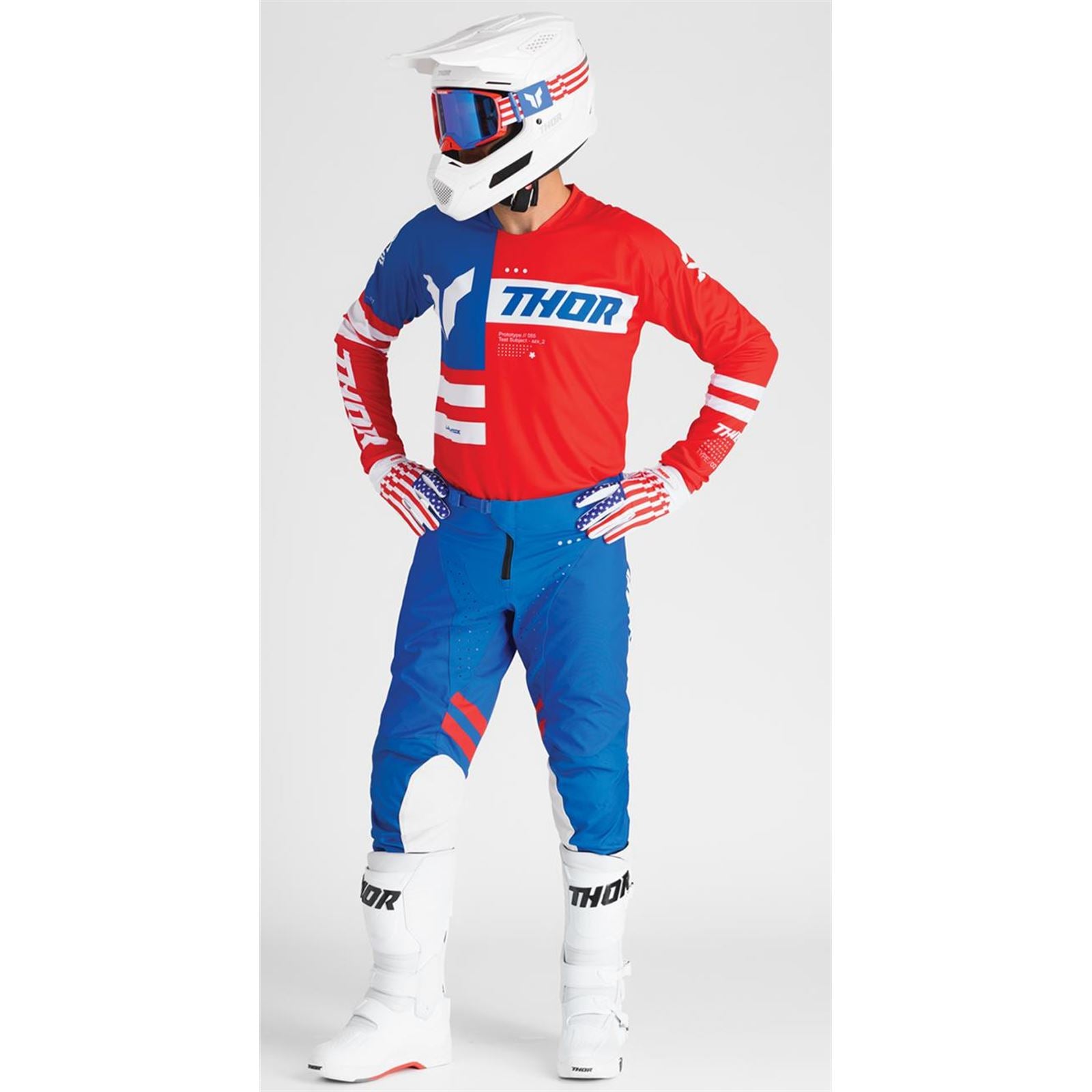 Thor LAUNCHMODE Patriot Jersey - Red/White/Blue_1709475