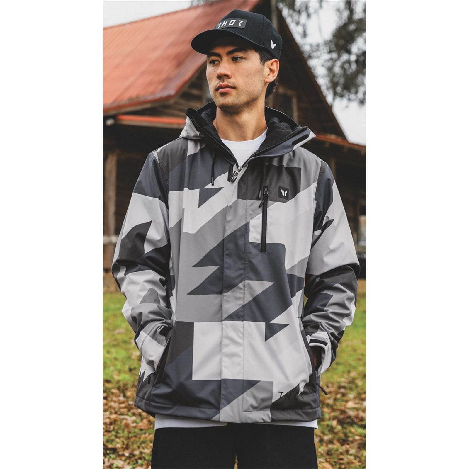 Thor Brave Heavyweight Tour Jacket - Gray/Black Camo_1709392