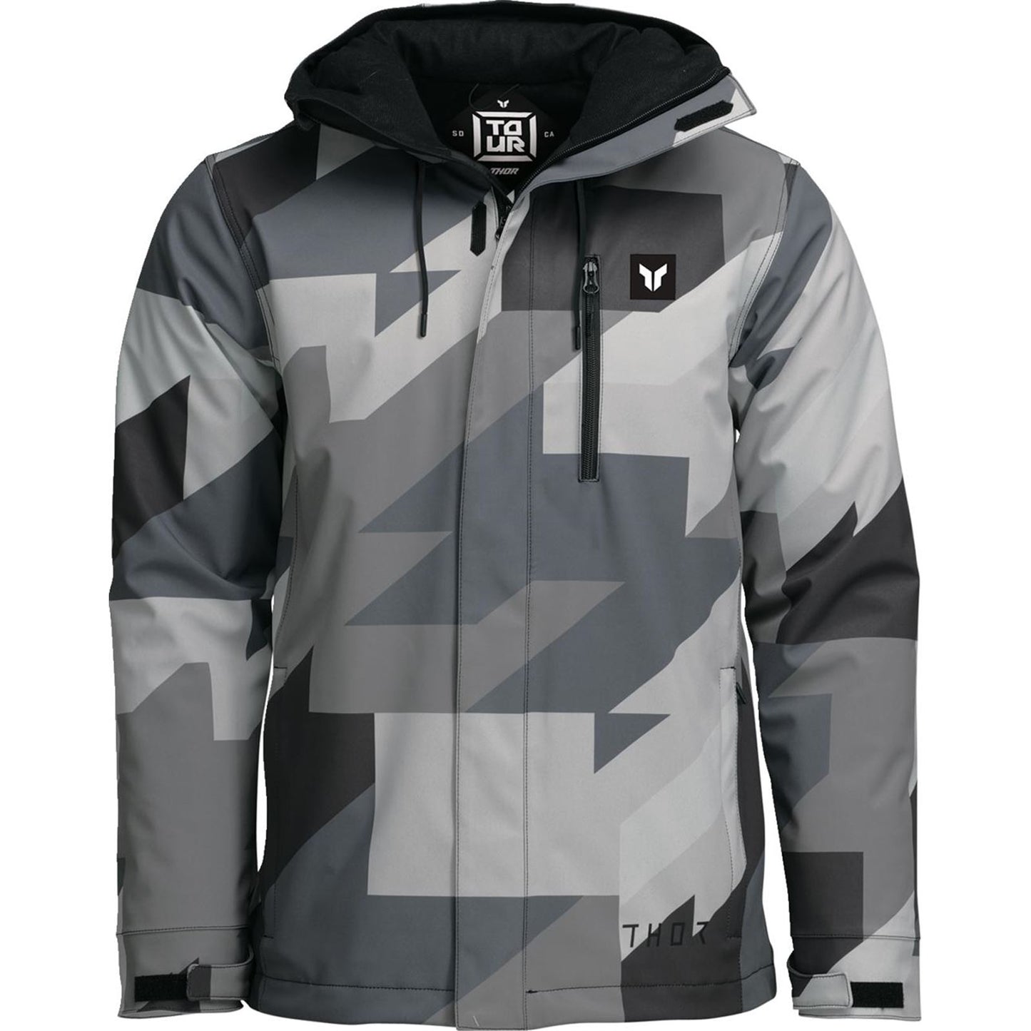 Thor Brave Heavyweight Tour Jacket - Gray/Black Camo_1709512