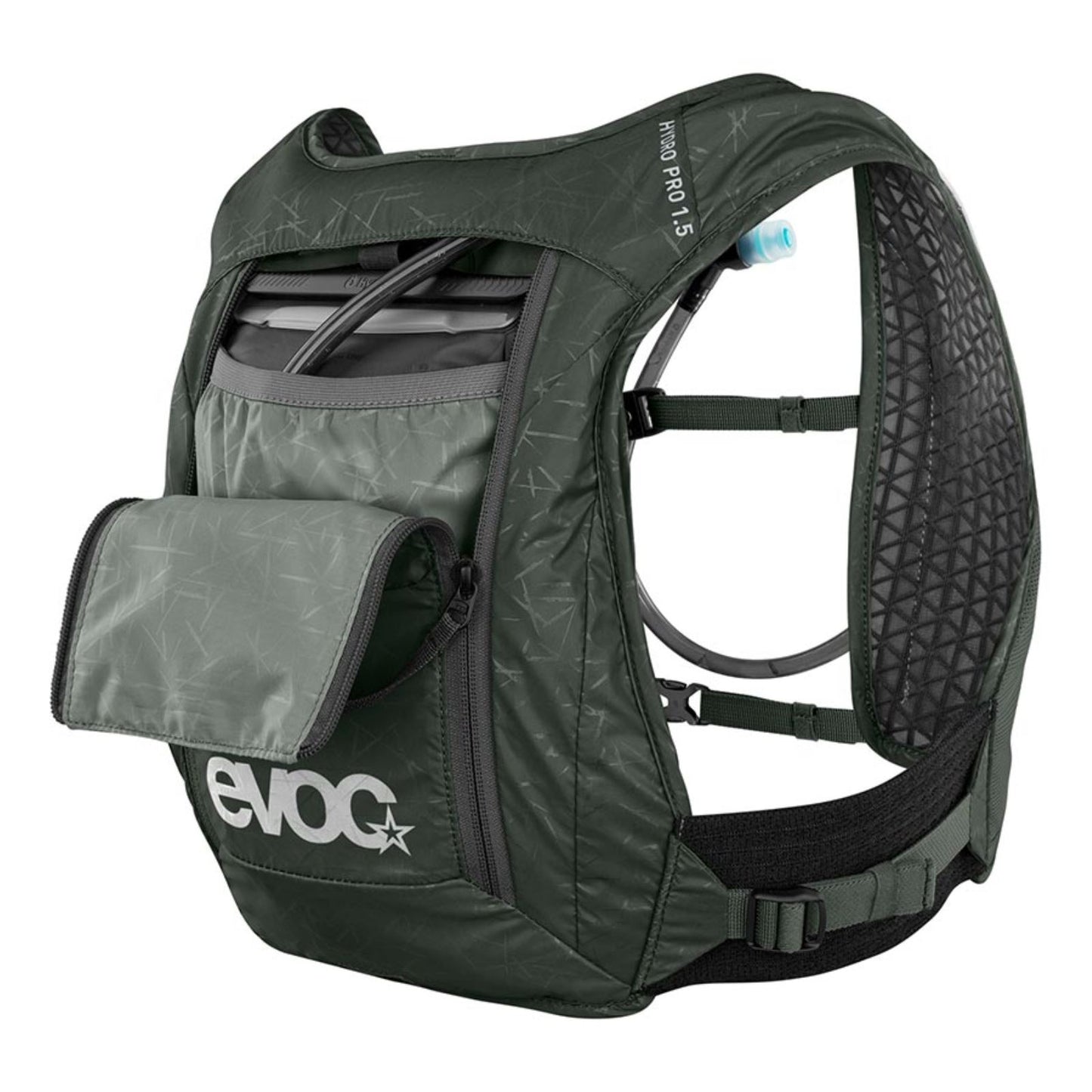 EVOC Hydro Pro 1.5 + 1.5L Bladder  Hydration Bag  Volume: 1.5L - Dark Olive [MPN: 100327332]_1521566