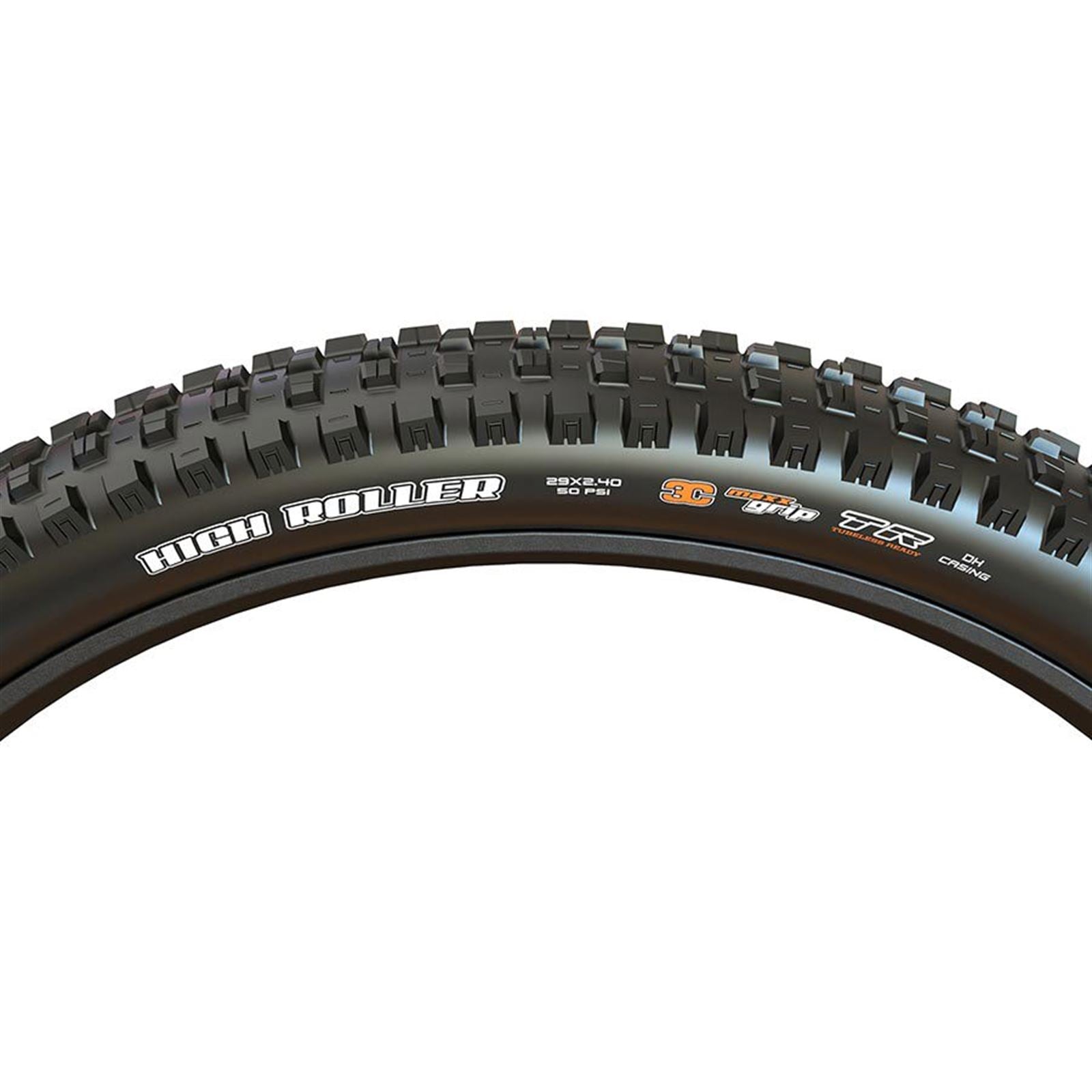 Maxxis - Bicycle High Roller III - 29" x 2.40" - Mountain Tire - 3C Maxx Grip EXO+ TB00555200_1528411