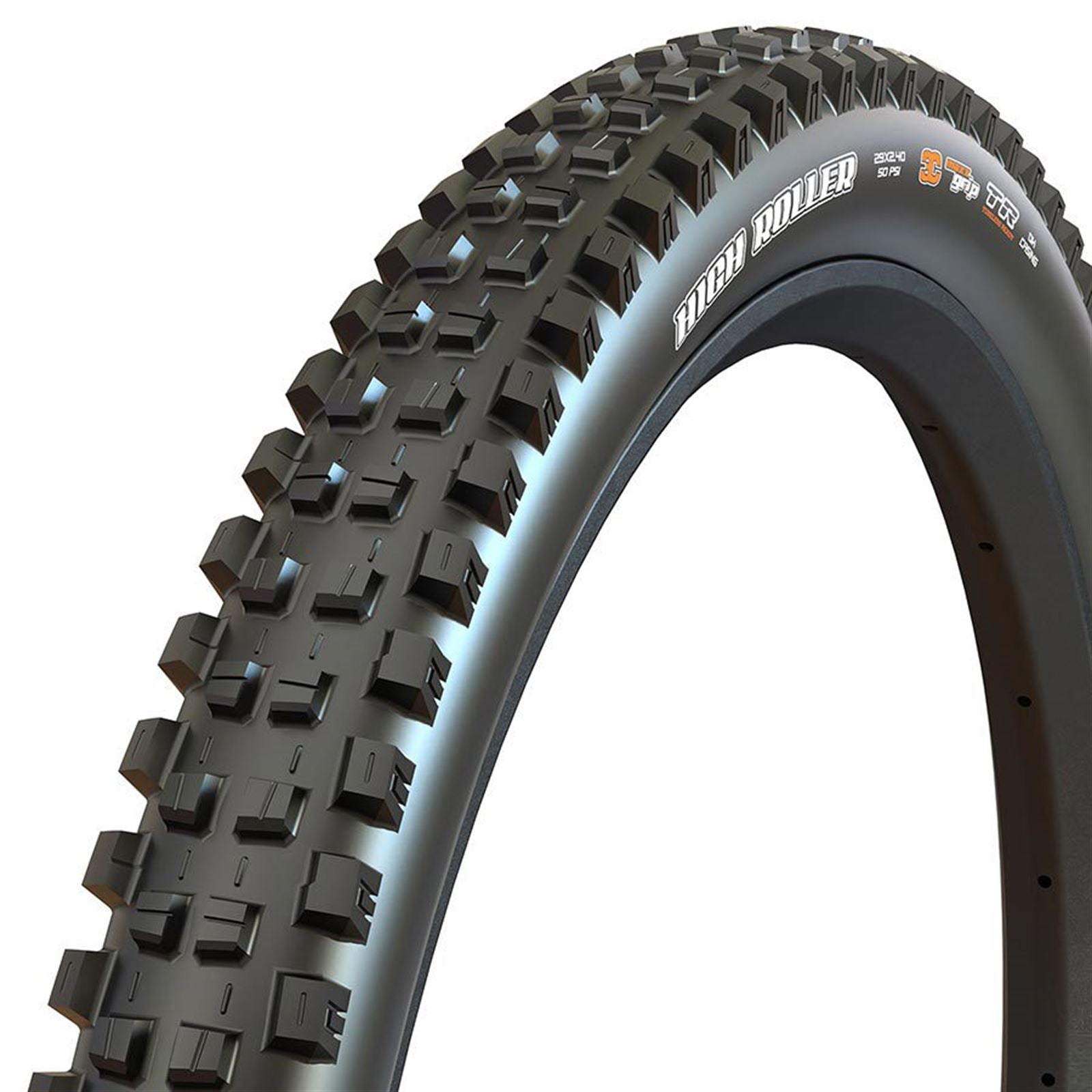 Maxxis - Bicycle High Roller III - 29" x 2.40" - Mountain Tire - 3C Maxx Grip EXO+ TB00555200_1528410
