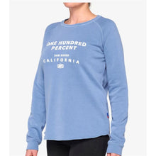 100% Thorunn Pullover Crewneck Fleece - Blue_1528620