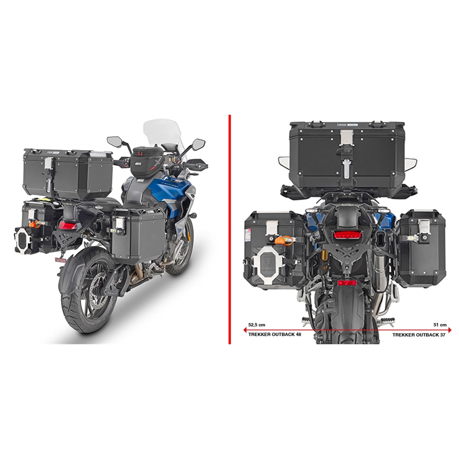 Givi Side Case Hardware Pl One-Fit Cam for Triumph Tiger PLO6423CAM_1524301