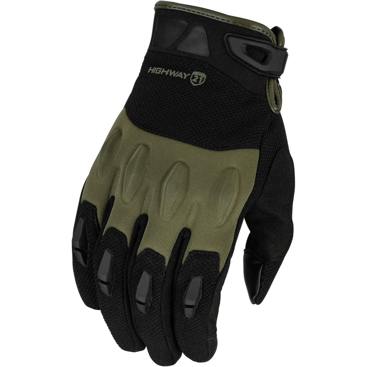 Fury Gloves - Black/Olive - XXX-Large_1768761