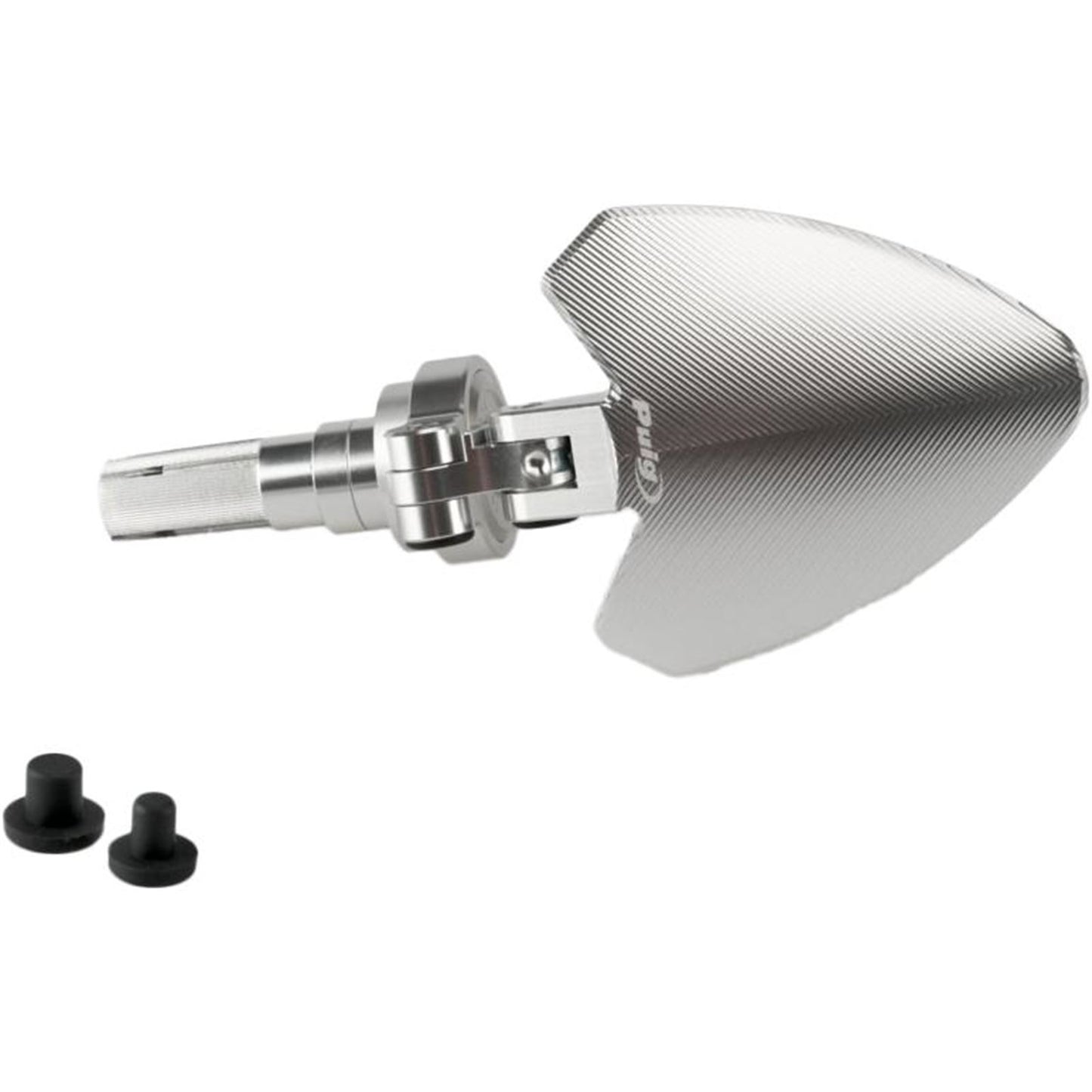 Puig Handlebar End Folding Mirror - Left - Silver 21087D_1524311