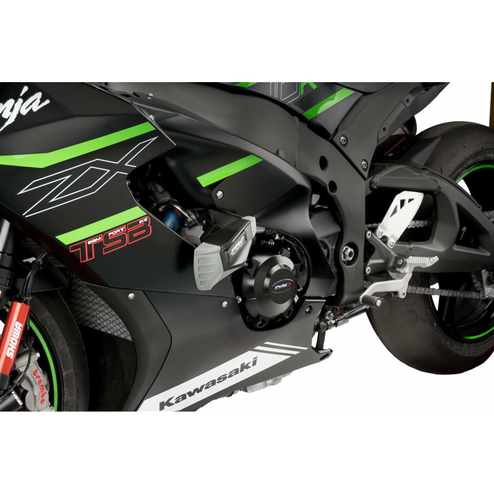 Puig Frame Sliders - Pro 2.0 - Black - for Kawasaki 21428N_1524316