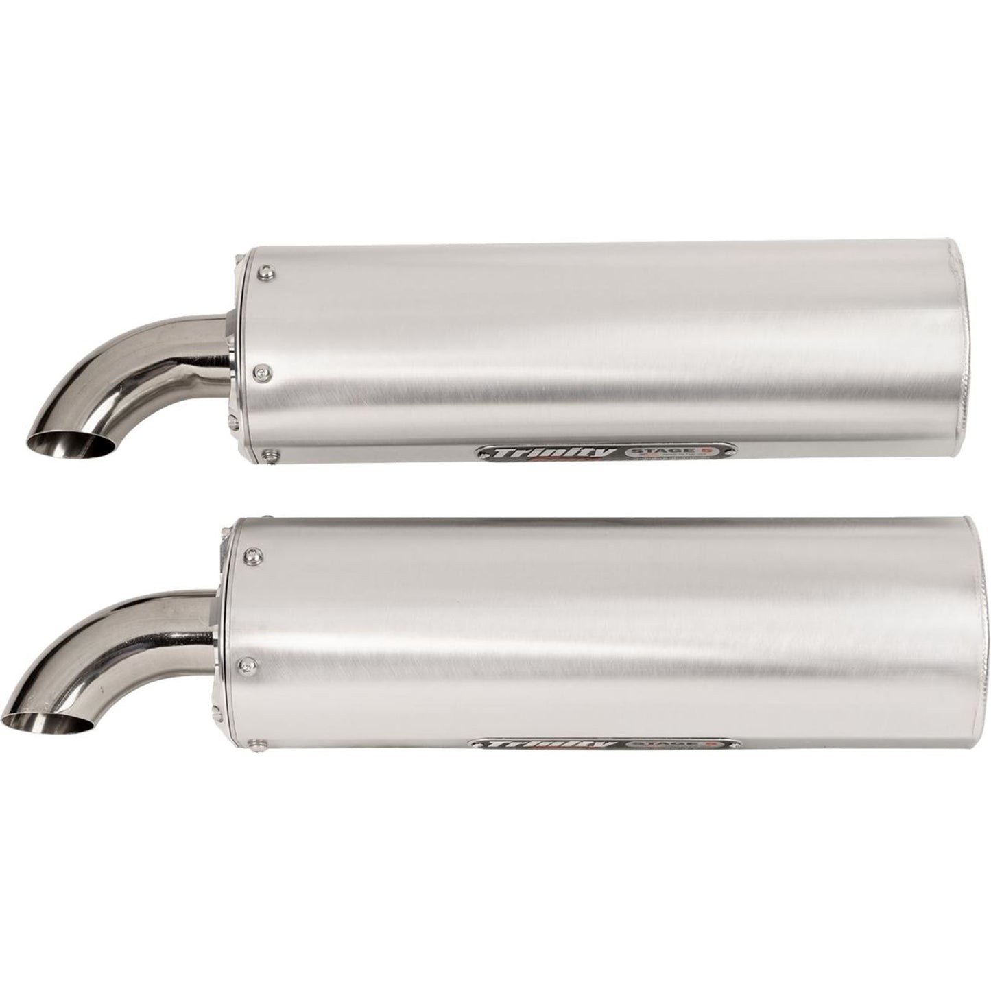 Trinity Racing Full Dual Exhaust System - Brushed - RZR XP 1000 [MPN: TR-4190D]_1736449