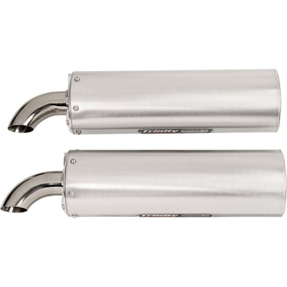 Trinity Racing Full Dual Exhaust System - Brushed - RZR XP 1000 [MPN: TR-4190D]_1736449