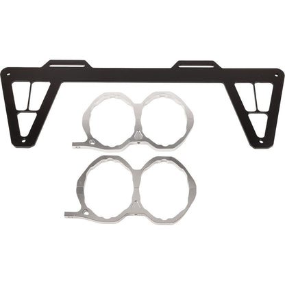 Trinity Racing Full Dual Exhaust System - Brushed - RZR XP 1000 [MPN: TR-4190D]_1736367