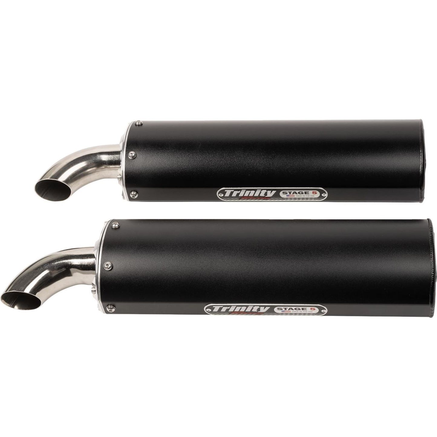 Trinity Racing Full Dual Exhaust System - Black - RZR XP 1000 [MPN: TR-4190D-BK]_1708445