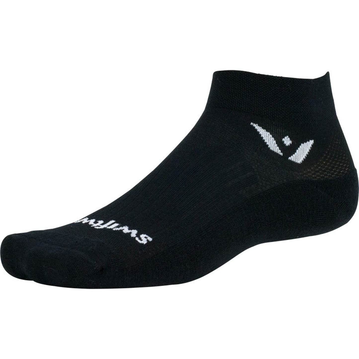 Swiftwick Pursuit Ankle Socks - Black, Small [MPN: 1B010SZ-S]_1931683