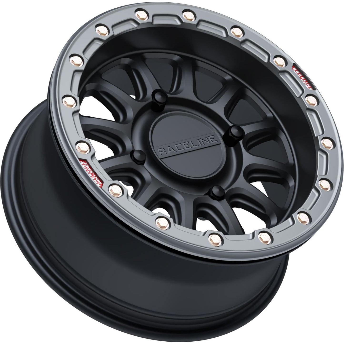 Raceline Wheel - Alpha - Front/Rear - Black - 15x7 - 4/156 - +10 mm [MPN: A14BG-57056+10]_1525056