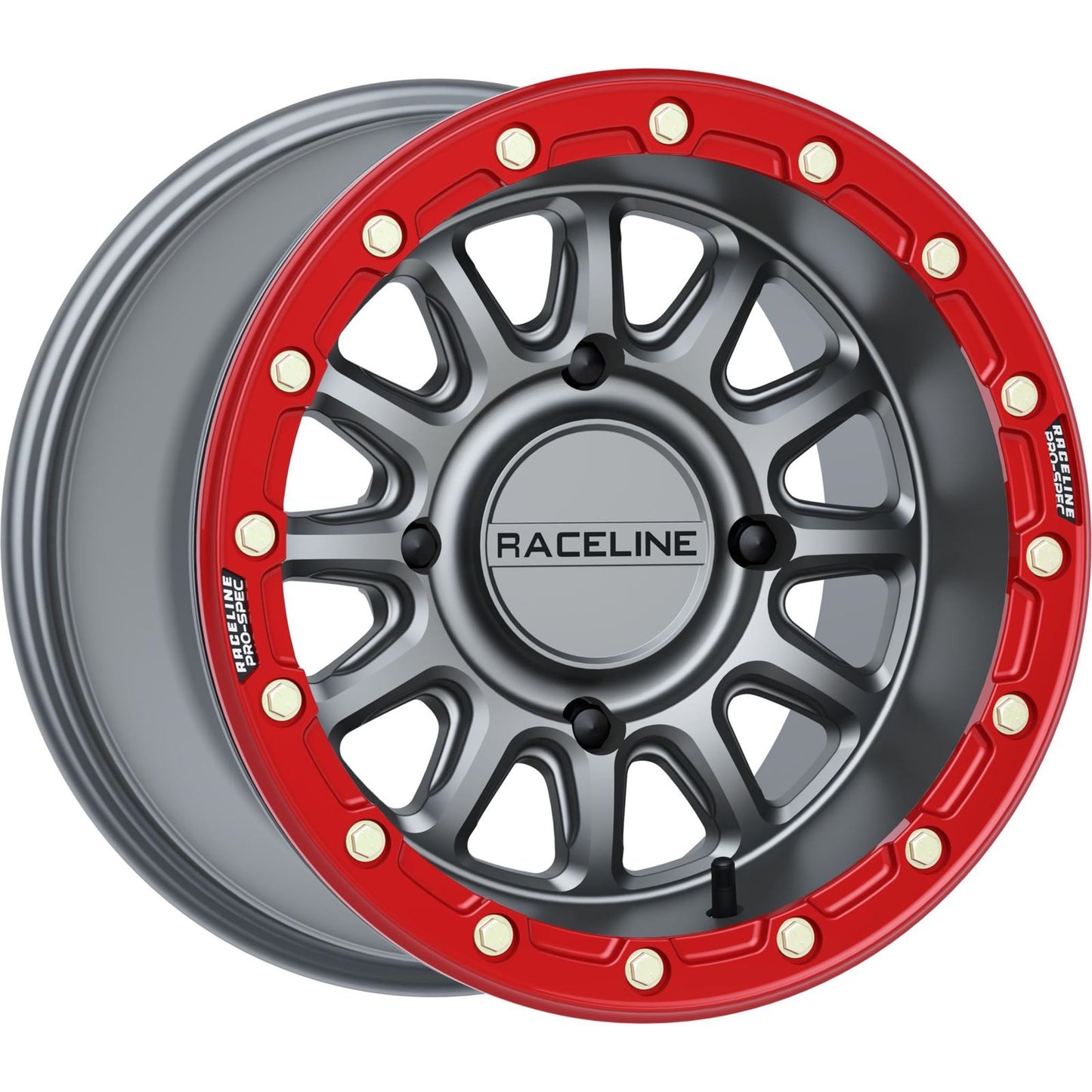 Raceline Wheel - Alpha - Front/Rear - Gun Metal - 15x7 - 4/156 - +10 mm [MPN: A14GR-57056+10]_1525055