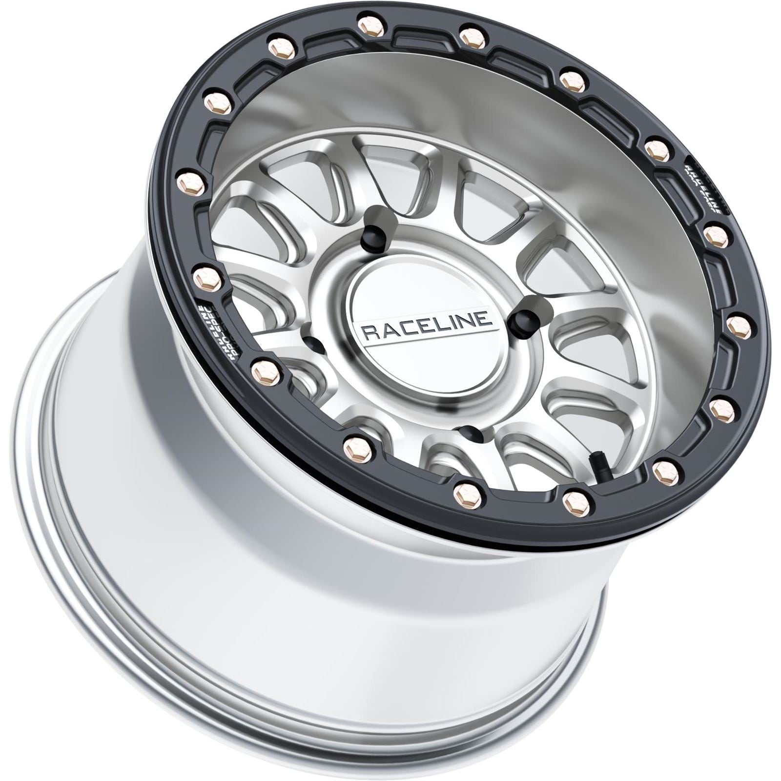 Raceline Wheel - Alpha - Front/Rear - Hyper Silver/With Black Ring [MPN: A14SB-51037+10]_1525052
