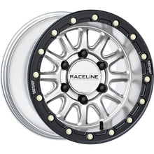 Raceline Wheel - Alpha - Front/Rear - Hyper Silver/With Black Ring [MPN: A14SB-51060+25]_1525050