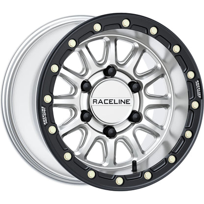 Raceline Wheel - Alpha - Front/Rear - Hyper Silver/With Black Ring [MPN: A14SB-51060+25]_1525050