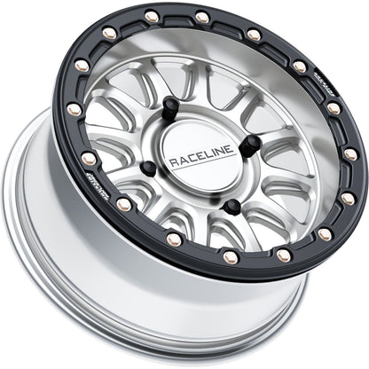 Raceline Wheel - Alpha - Front/Rear - Hyper Silver/With Black Ring [MPN: A14SB-57037+10]_1525046