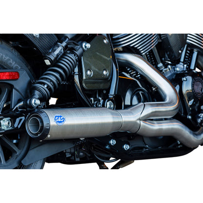 S&S Cycle 2-into-1 Qualifier Exhaust System Stainless - 49-State for Indian Chief 550-1115_1524724