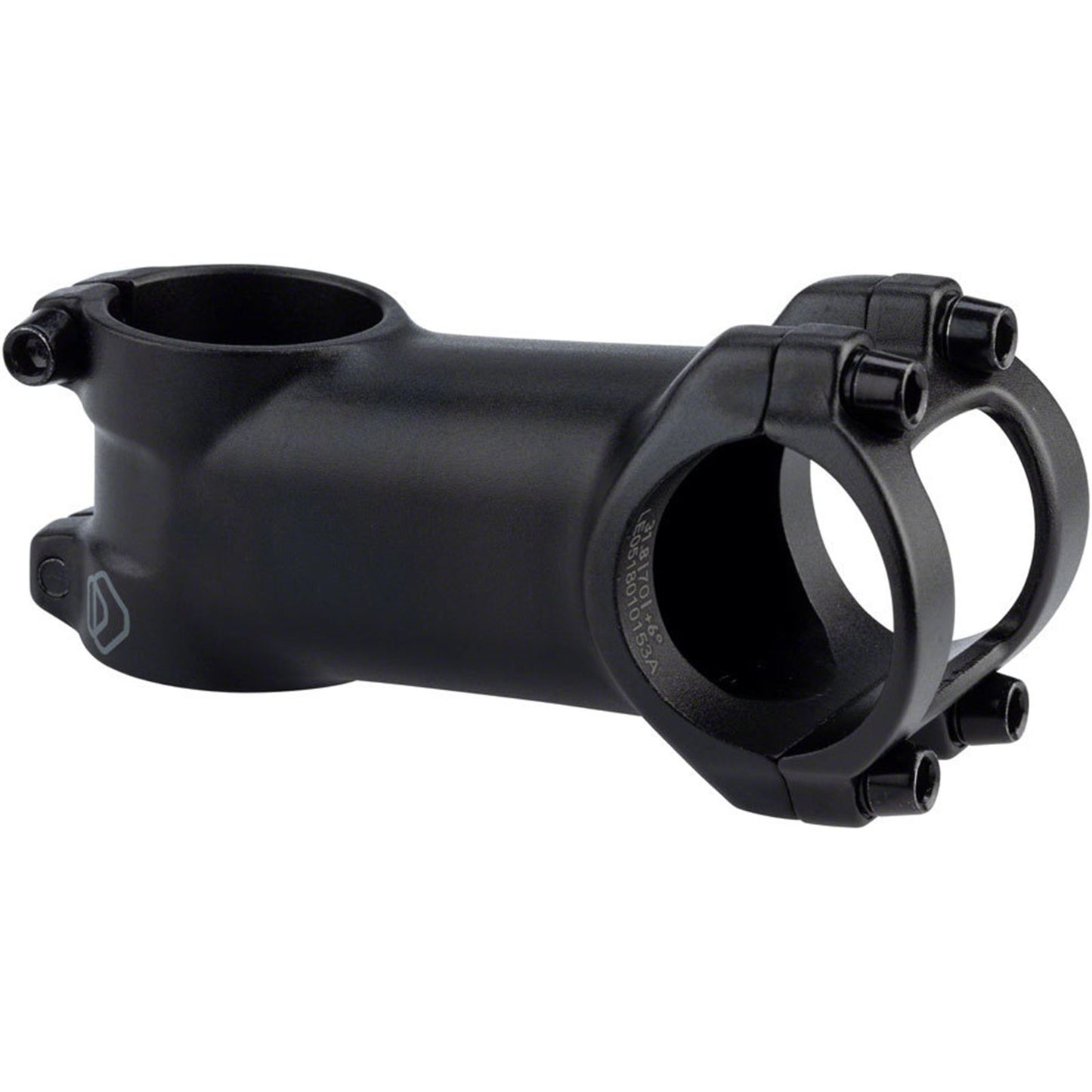 MSW 6 Stem - 70mm, 31.8 Clamp, +/-6, 1 1/8", Aluminum, Black [MPN: DA-205]_1931875