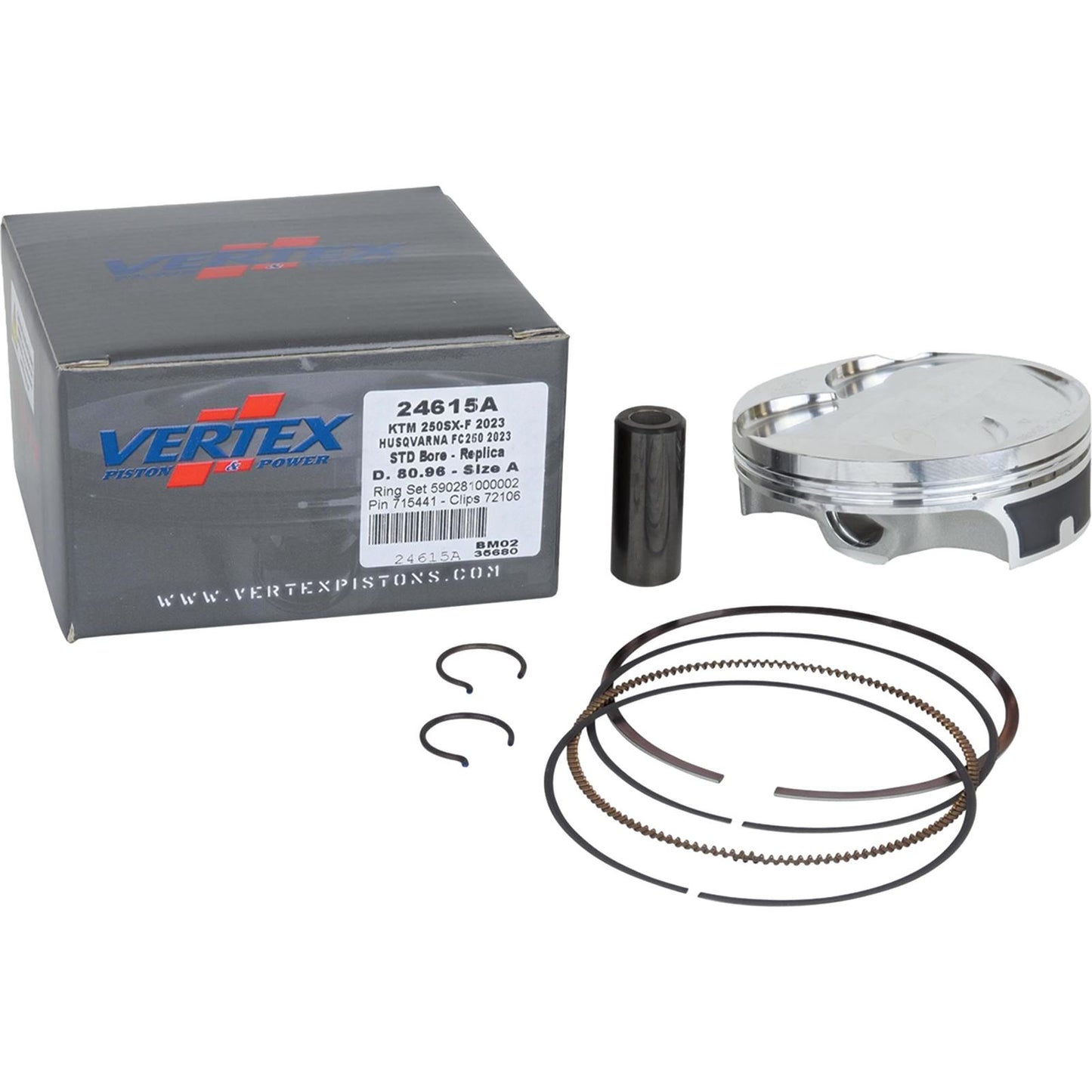 Vertex Forged Replica Piston Kit 24615A_1528443