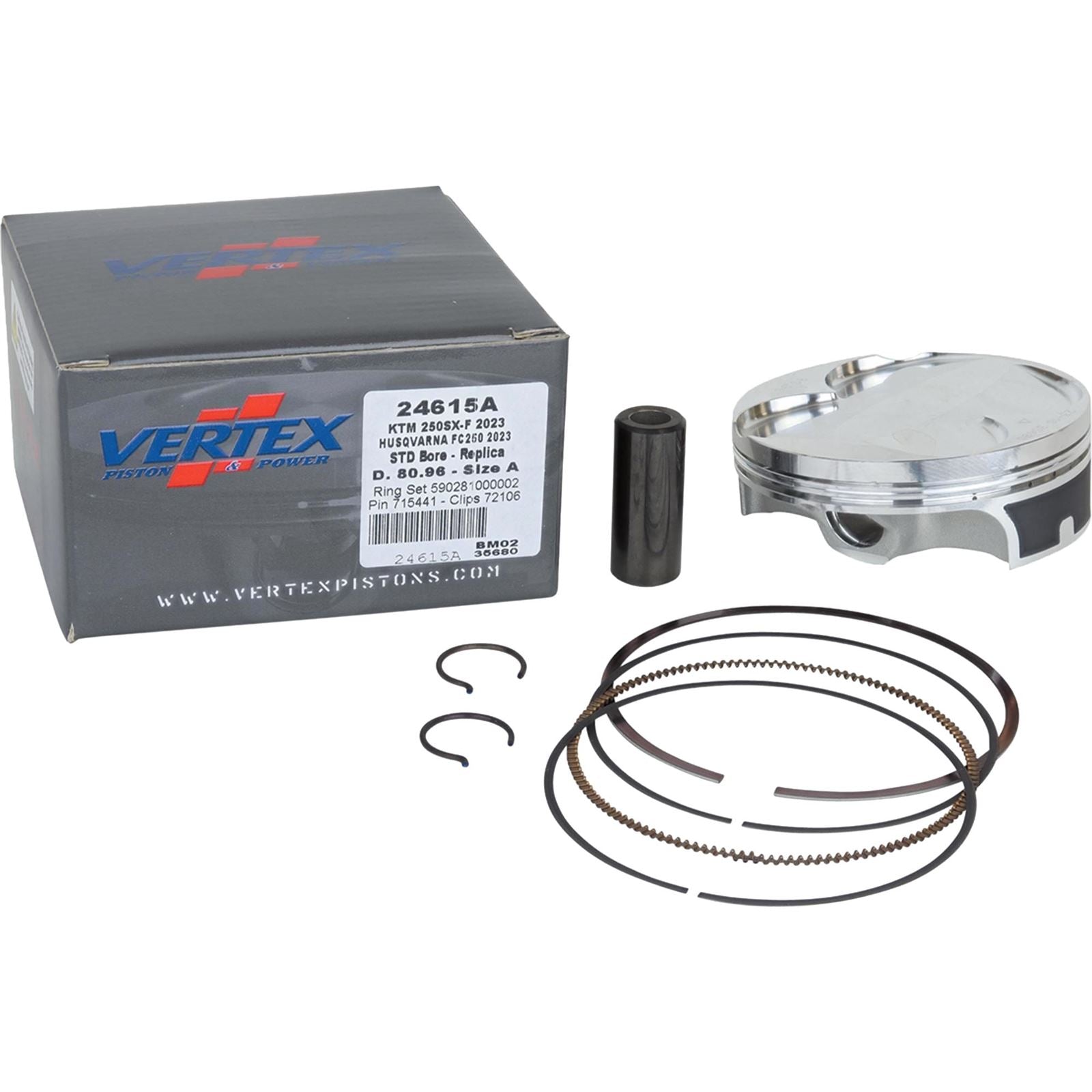 Vertex Forged Replica Piston Kit 24615A_1528443