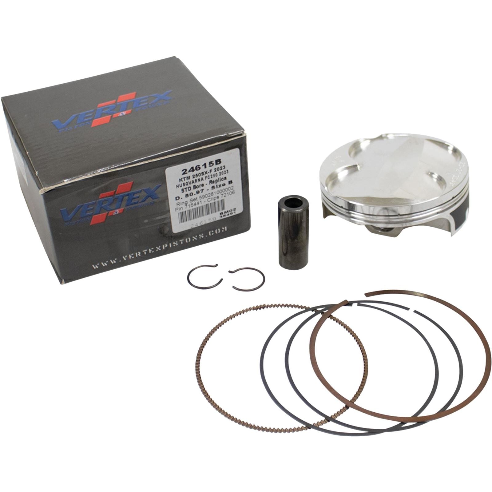 Vertex Forged Replica Piston Kit 24615B_1528438