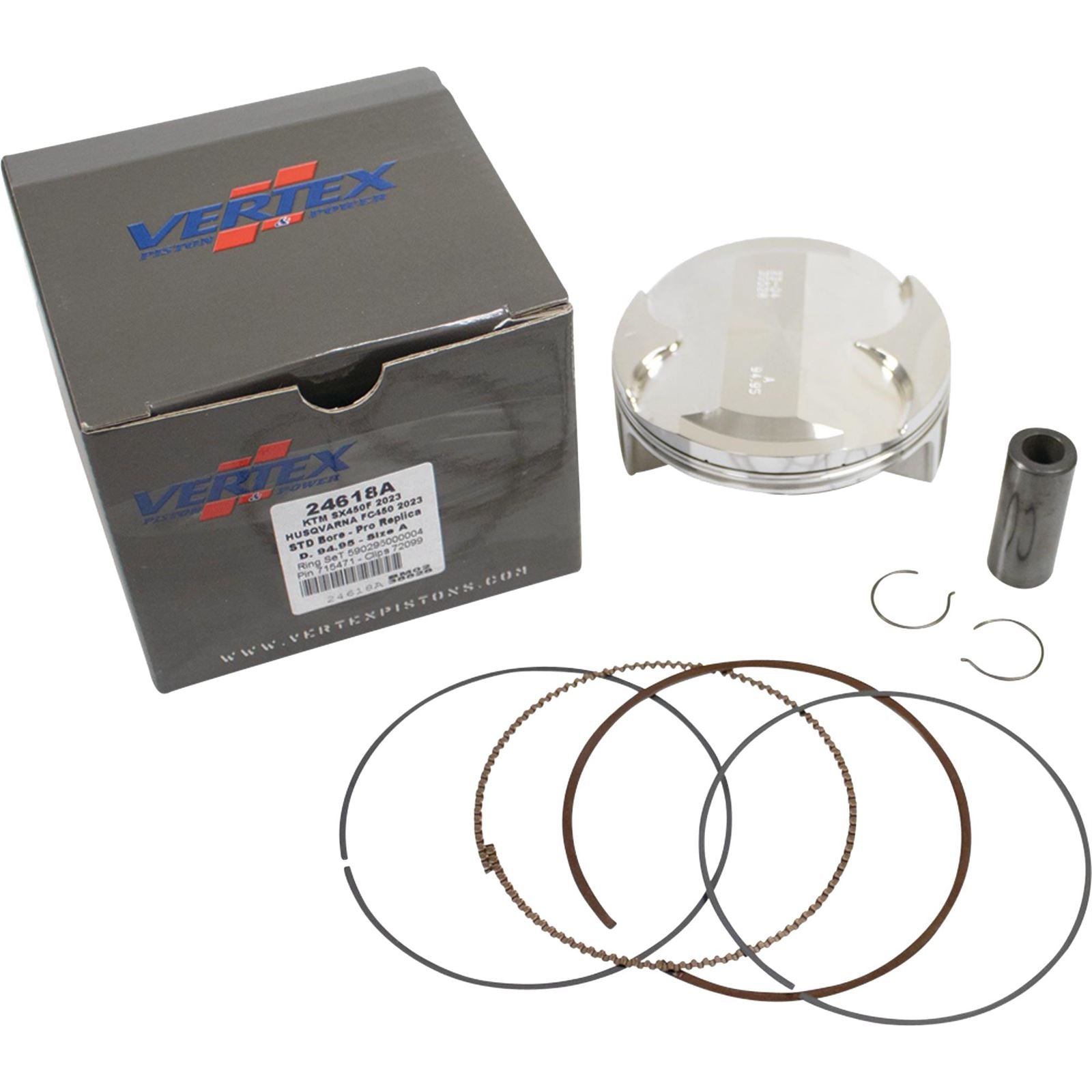 Vertex Forged Replica Piston Kit 24618A_1528432