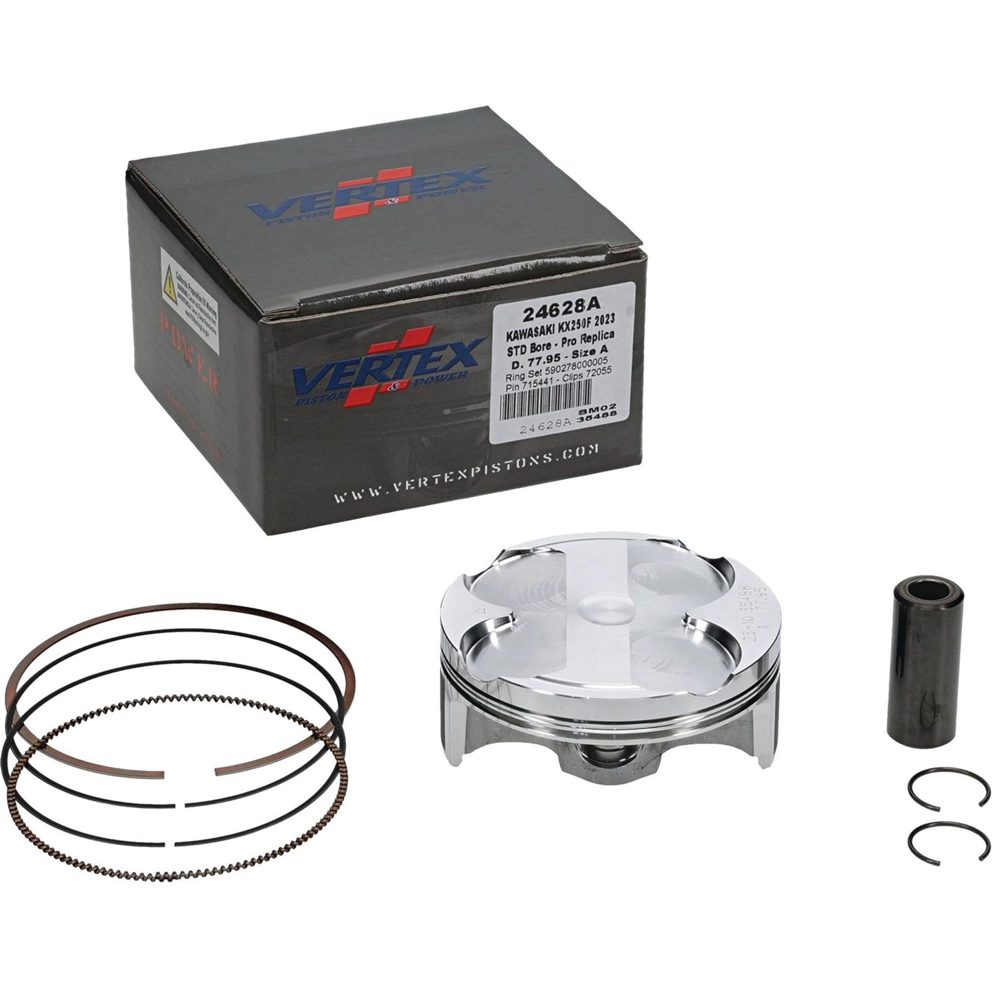 Vertex Forged Replica Piston Kit 24628A_1528462