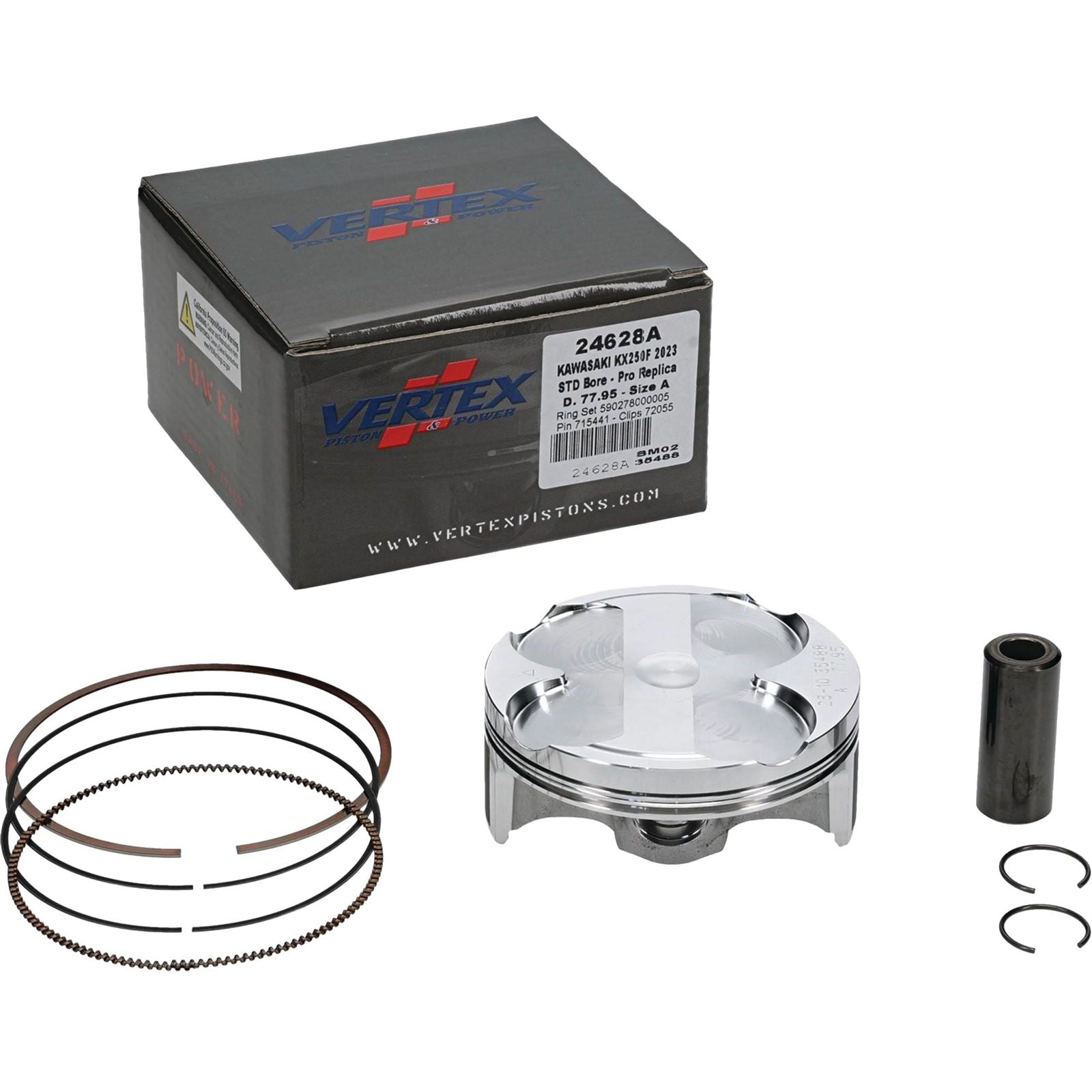 Vertex Forged Replica Piston Kit 24628A_1528462