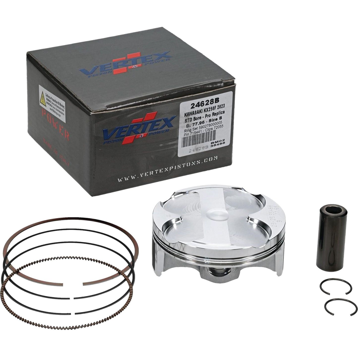 Vertex Forged Replica Piston Kit 24628B_1528457