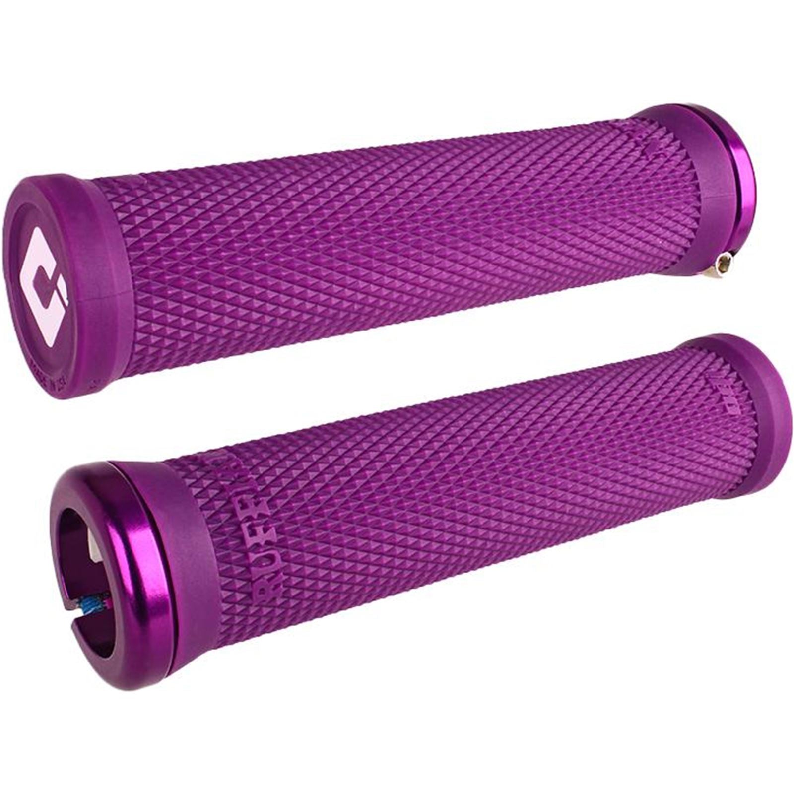ODI Ruffian 2.1 Lock-On Grips - PWC - Purple/Purple [MPN: L33RFPR-PR]_1526235