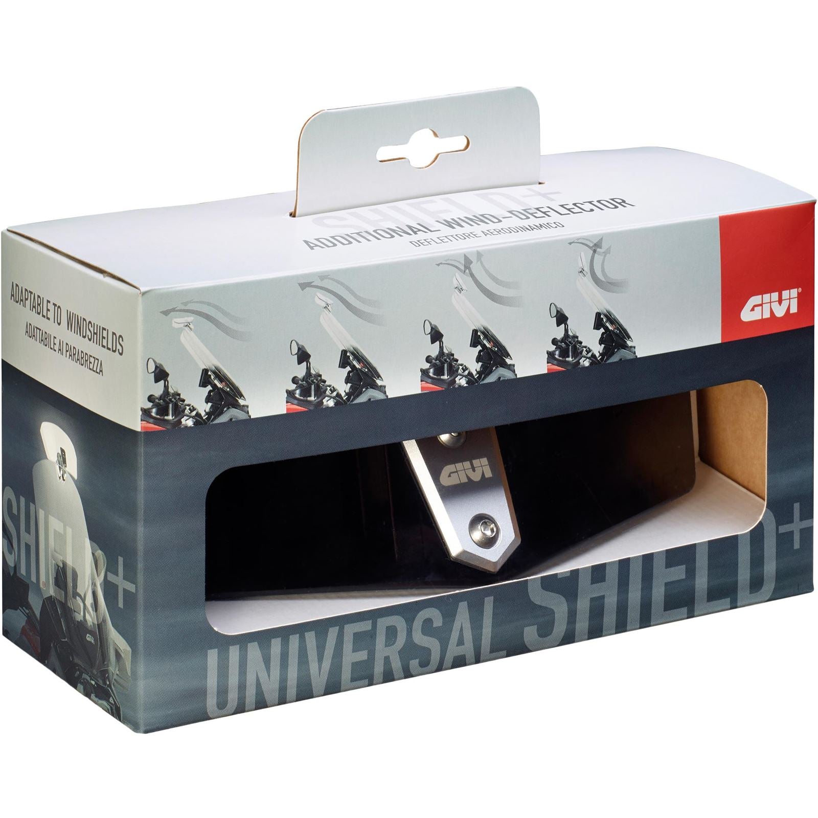 Givi Shield Deflector Visor - Universal - Smoke S180F_1526138