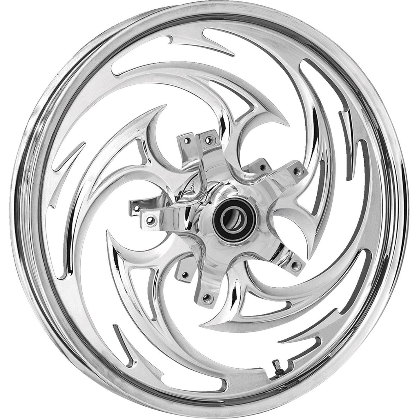 RC Components Wheel for Stock Rotor - Savage - Front - Chrome - 21x3.5 [MPN: 0321350-85C925-21AC]_1534407