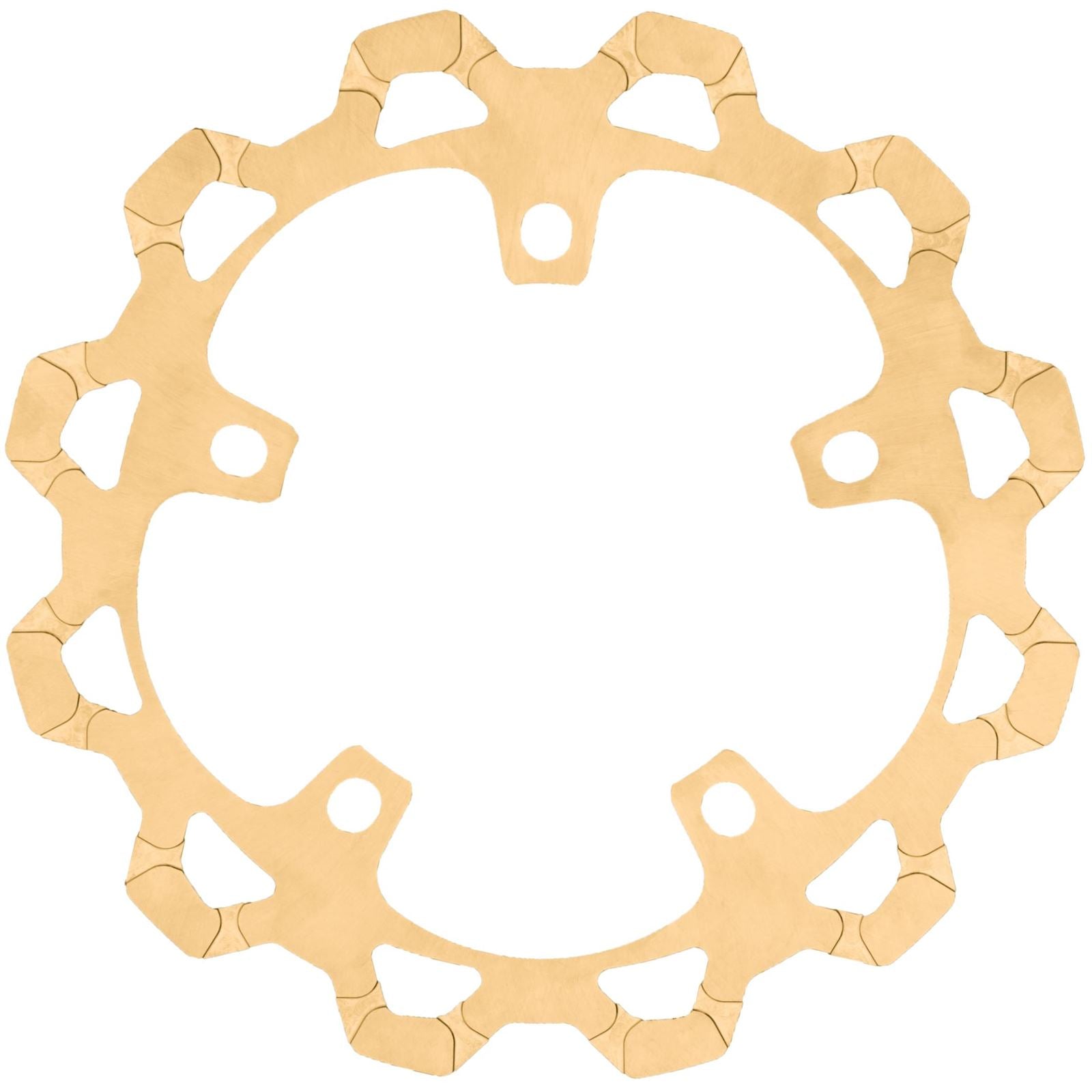 Lyndall Brakes Brake Rotor - 320 mm - Front - Gold [MPN: 6-632]_1710199