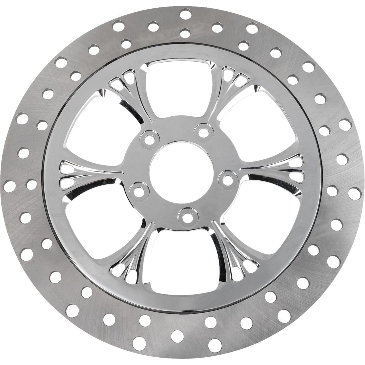 RC Components Floating Brake Rotor - Front Left Majestic - 320 mm Chrome [MPN: ZSSCOG320A-102C-LF2K]_1708631