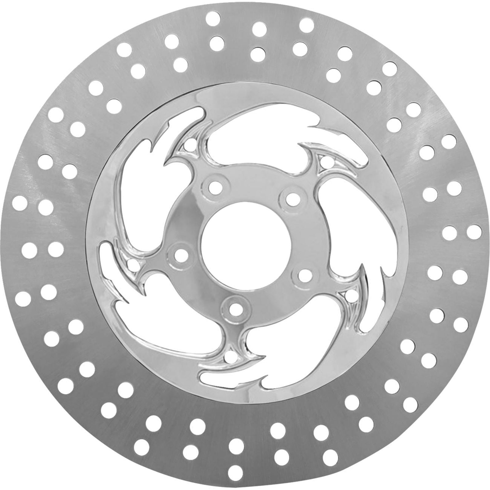 RC Components Floating Brake Rotor - Front Left - Savage - 320 mm - Chrome [MPN: ZSSCOG320A-85C-LF2K]_1708543