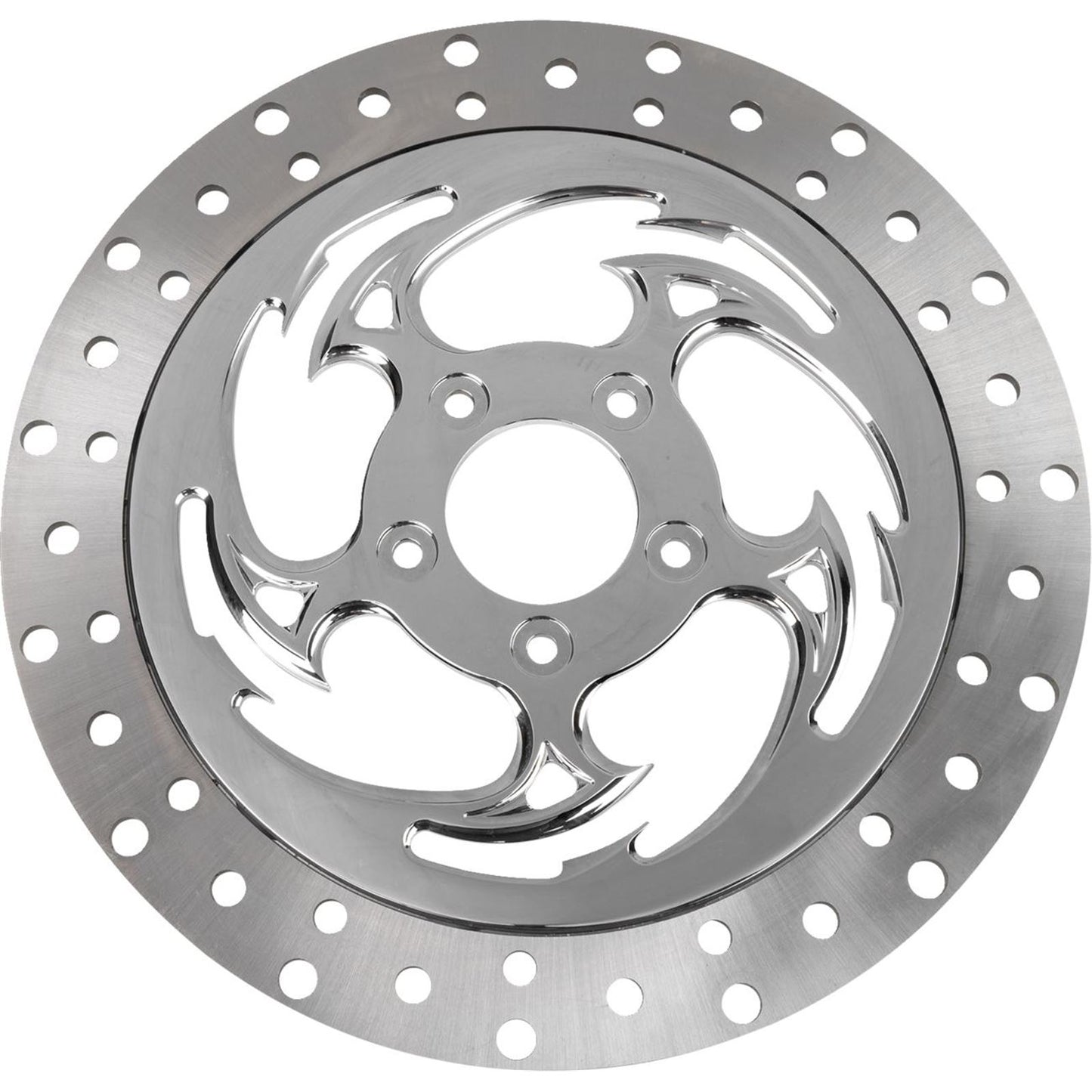 RC Components Floating Brake Rotor - Front Left - Savage - 320 mm - Chrome [MPN: ZSSCOG320A-85C-LF2K]_1710099