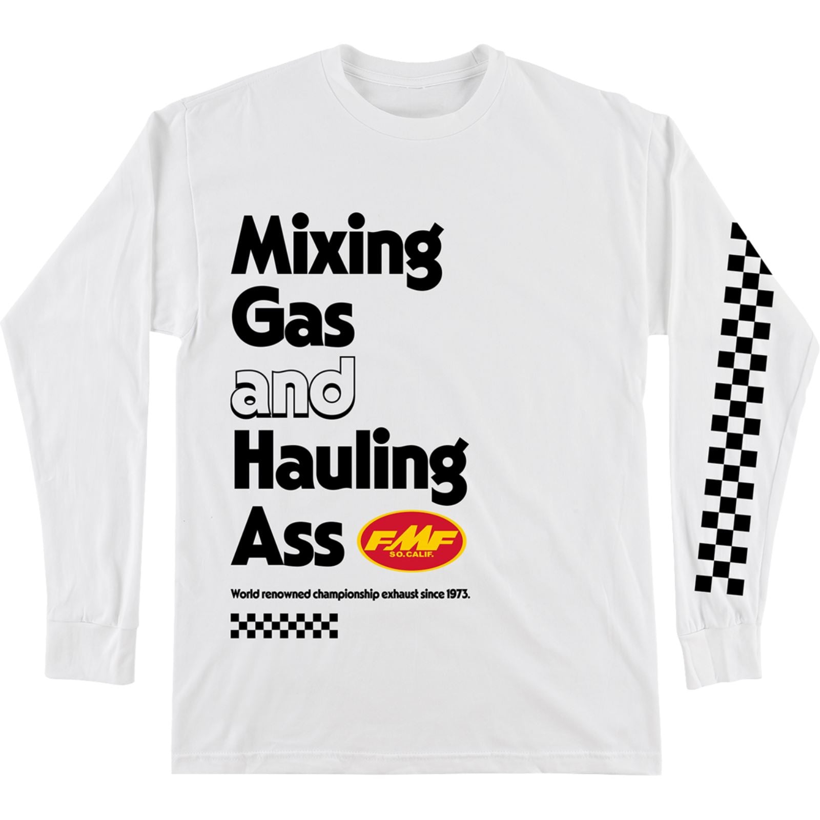 FMF Racing World Famous Long-Sleeve T-Shirt - White_1525472