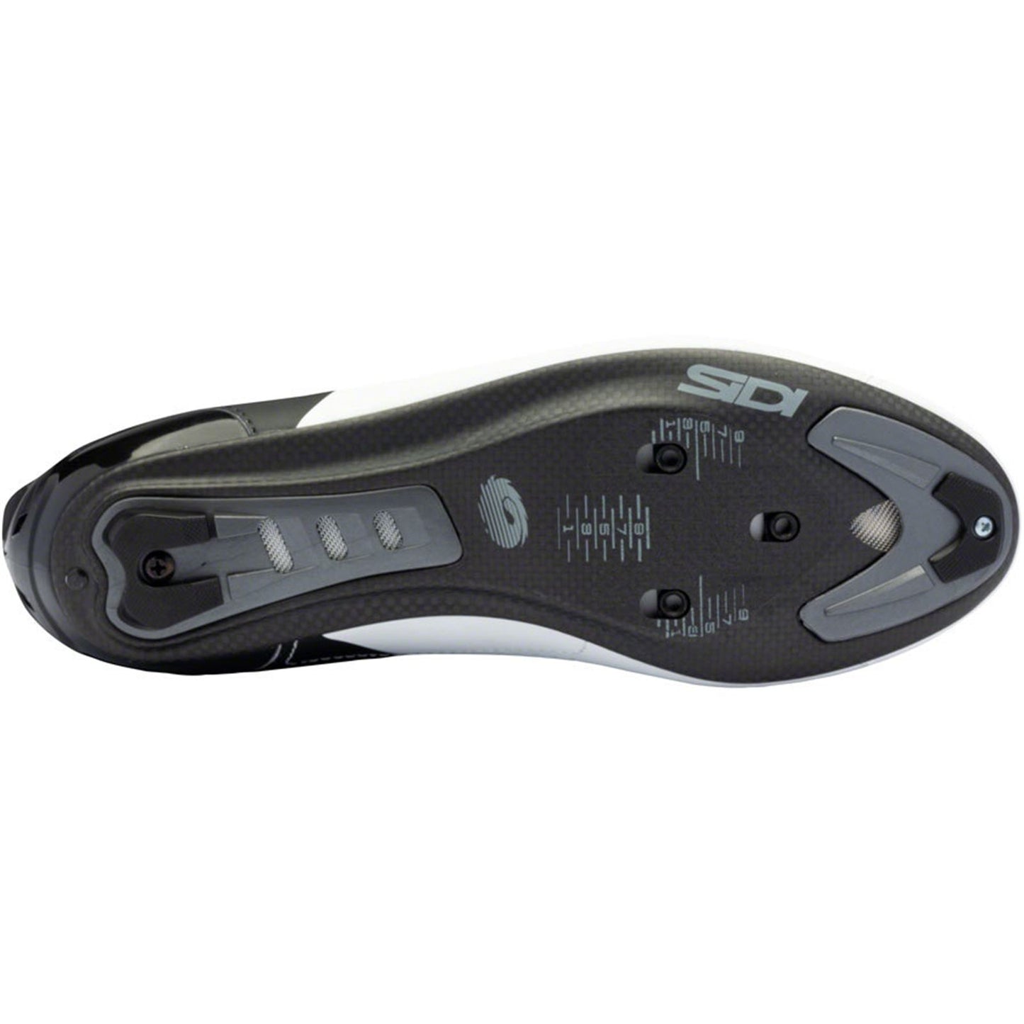 Sidi - Bicycle Shot 2S Pro Road Men's Shoes - White/Black, 42.5 [MPN: 000MCSHOT2SPROWHTBLK42.5]_1931315