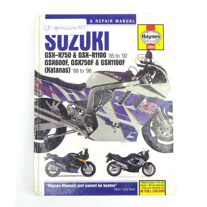 Haynes Manuals Suzuki Repair Manual - GSX-R750,GSX-R1100,GSX600F,GSX750 OPEN BOX [MPN: 1859602843]_1526208