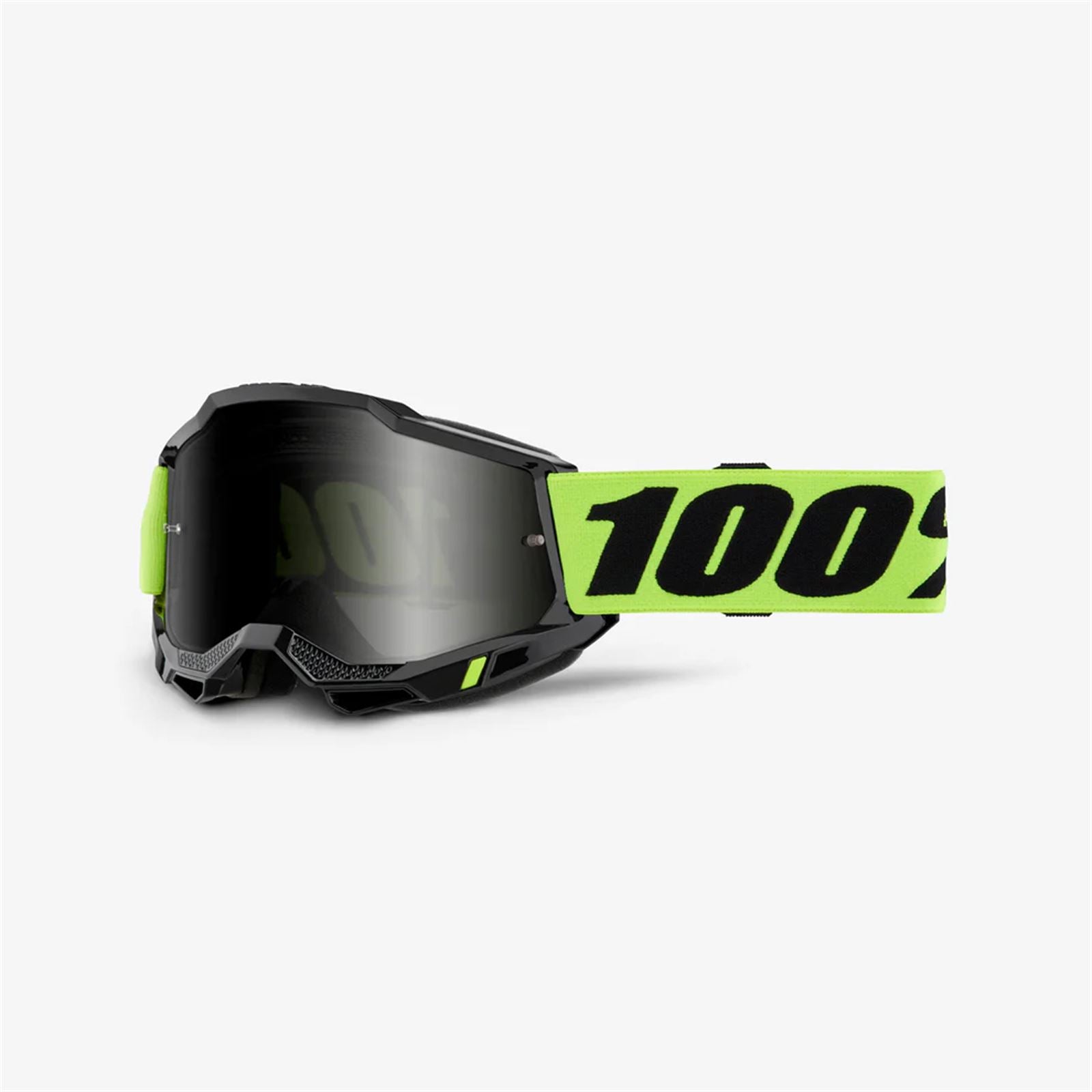 100% Accuri 2 Sand Goggles - Neon Yellow - Smoke Lens [MPN: 50020-00008]_1533889