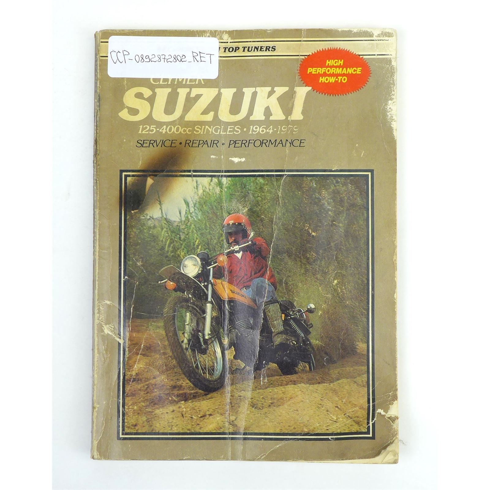 Clymer Repair Manual M369 for Suzuki 125-400cc Singles 1964-1979 OPEN BOX [MPN: 0892872802]_1526217