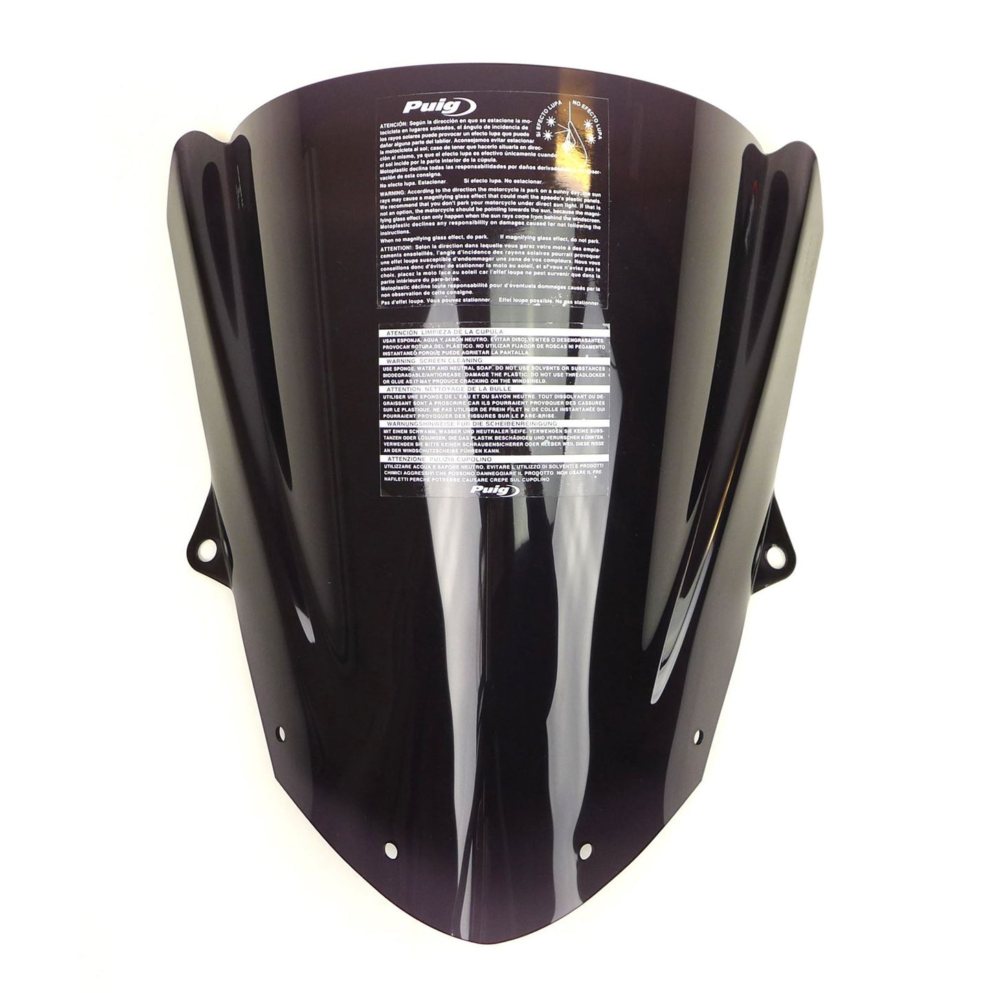 Puig Windscreen Racing - Dark Smoke - Fits Kawasaki OPEN BOX 3177F_1526366
