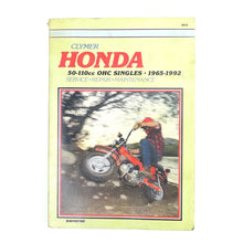 Clymer Service Repair Maintenance for Honda 50-110CC OHC Singles OPEN BOX [MPN: 0892875755]_1526333