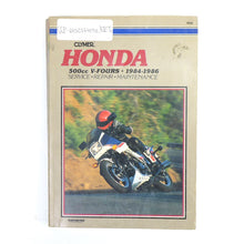 Clymer Repair Manual for Honda 500cc V-Fours, 1984-1986 OPEN BOX [MPN: 0892874198]_1526355
