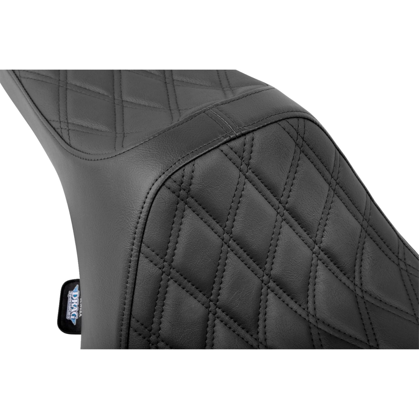 Drag Specialties Predator III Seat - Double Diamond - Black for FLT/FLH '23-'24 [MPN: 0801-1918]_1526454
